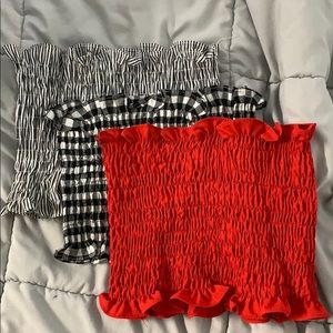 Tube tops!! (Bundle of 3)